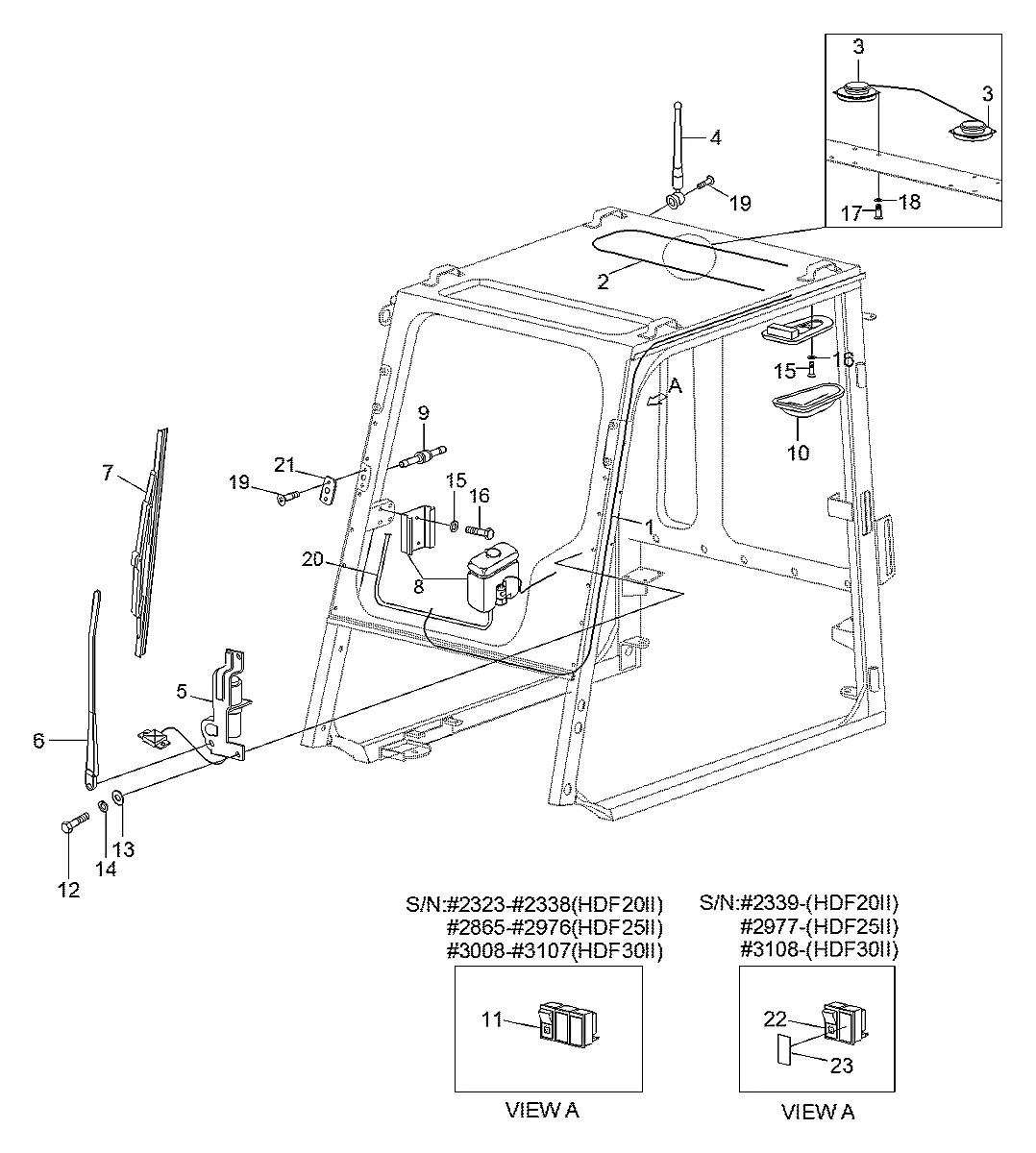 233304000 Empilhadeira Hyundai HDF20-II