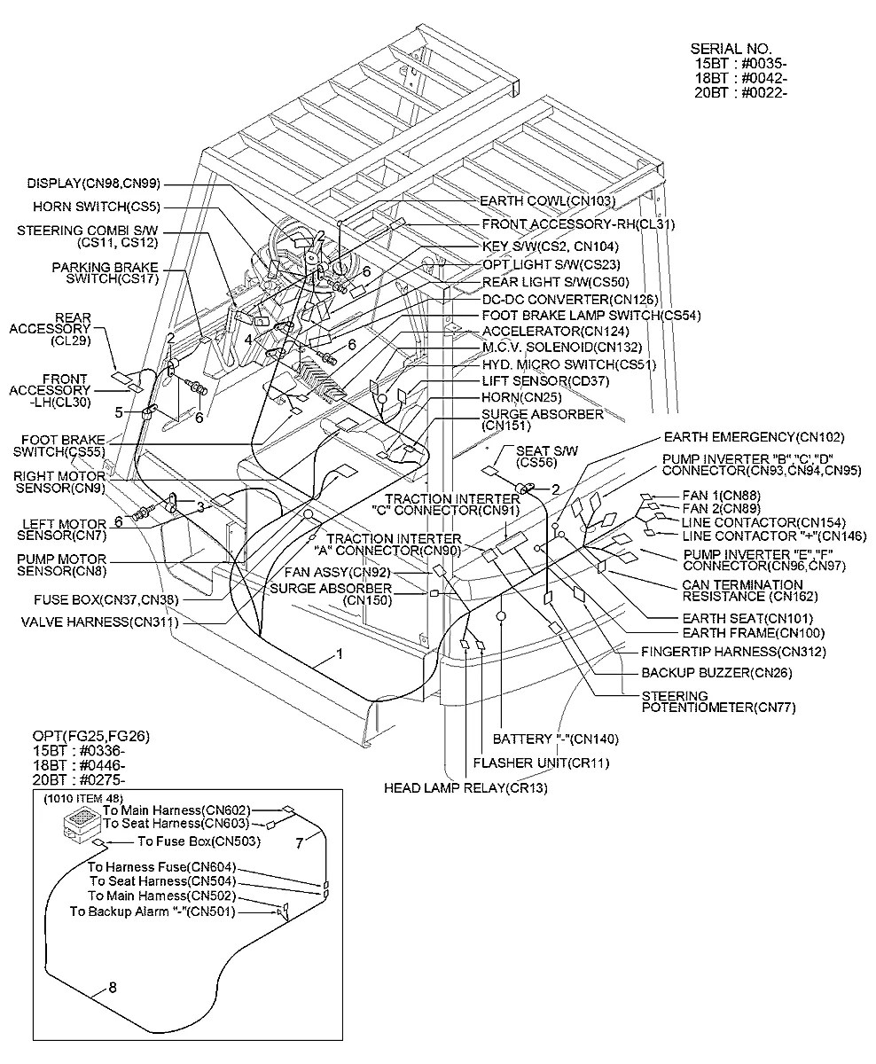 21FY-75035 Empilhadeira Hyundai 15-18-20BT-7