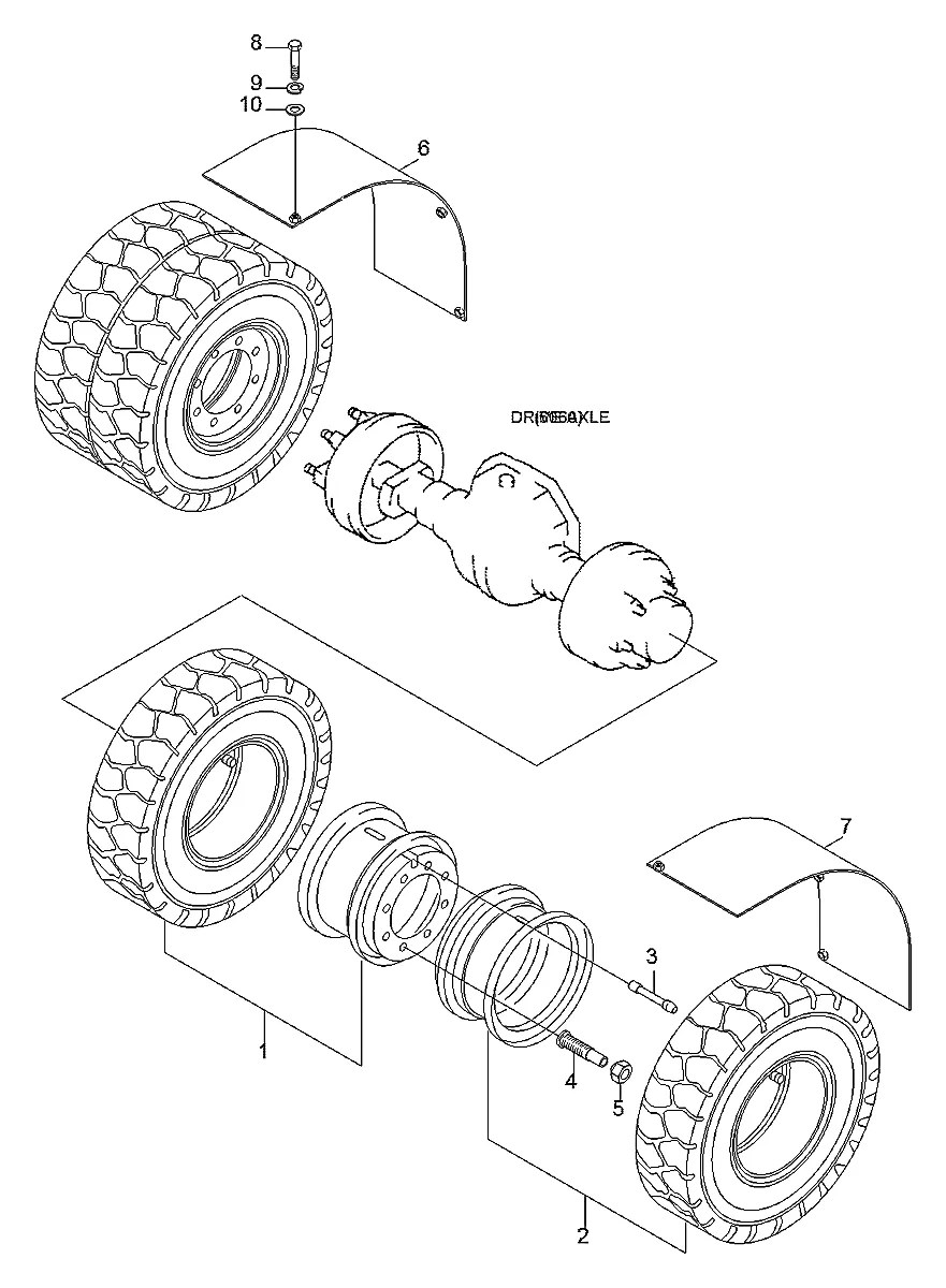F13400010 Empilhadeira Hyundai HDF35-45A-II
