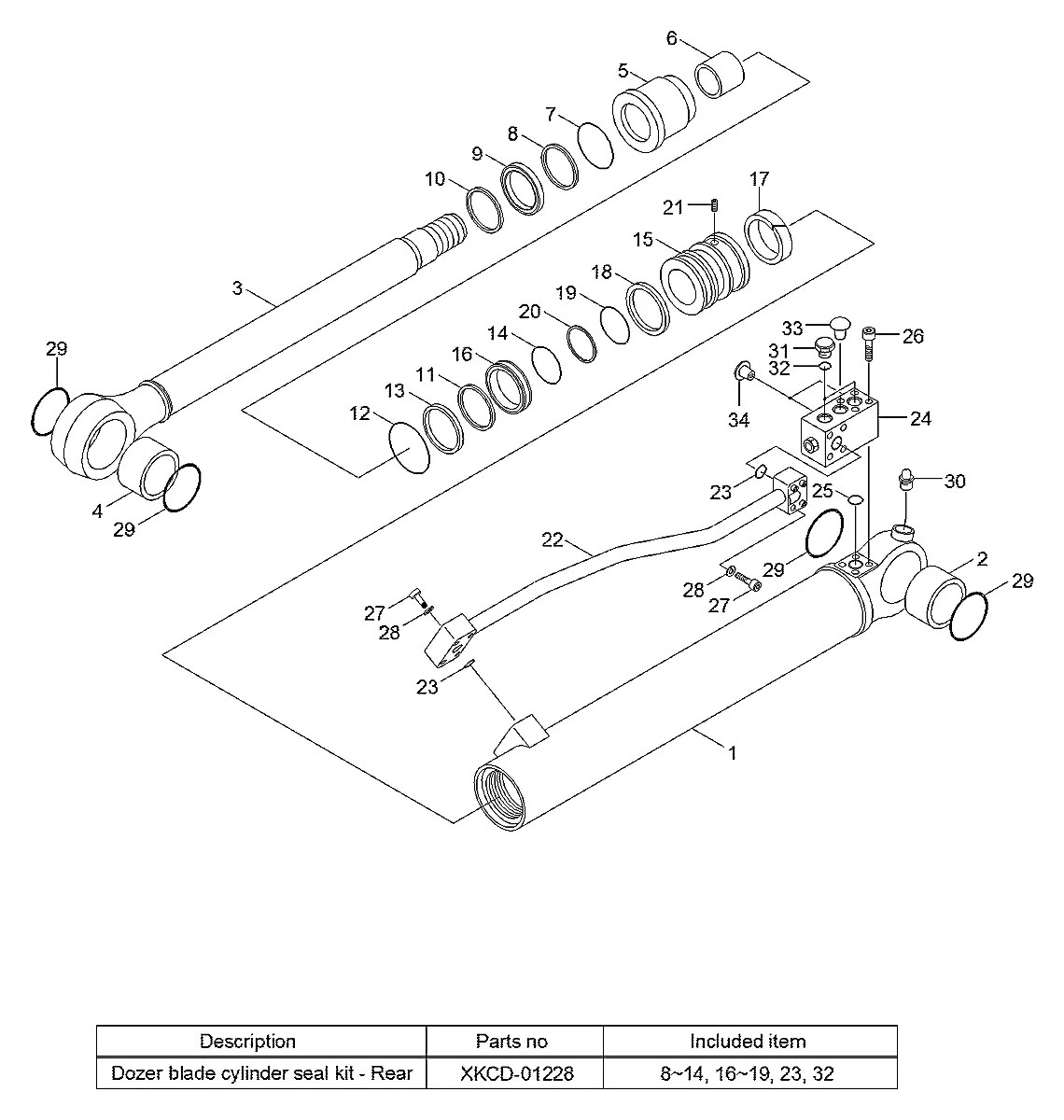 XKCD-01231 Escavadeira de rodas Hyundai R140W-9S