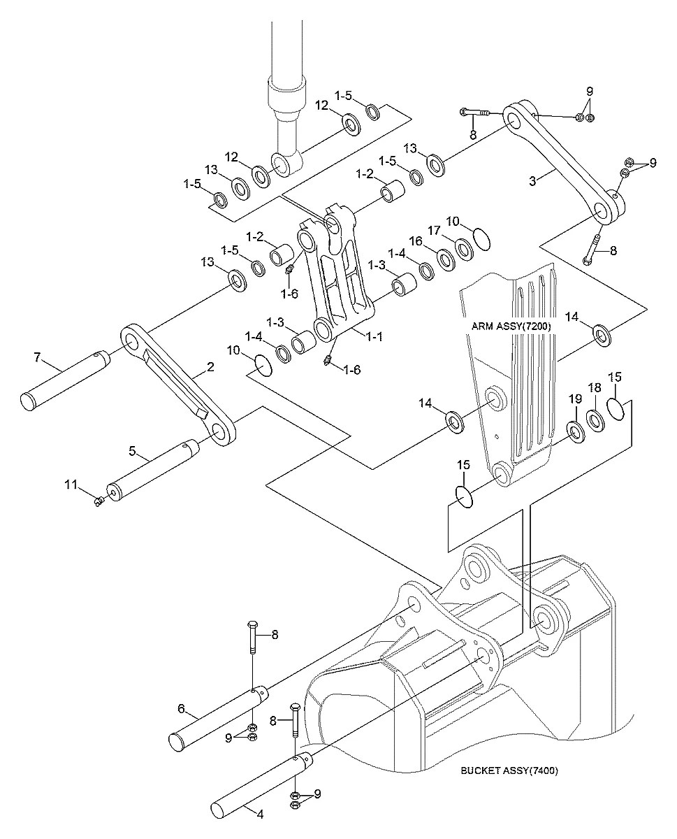 Y020-120211 Escavadeira de esteiras Hyundai R520LC-9