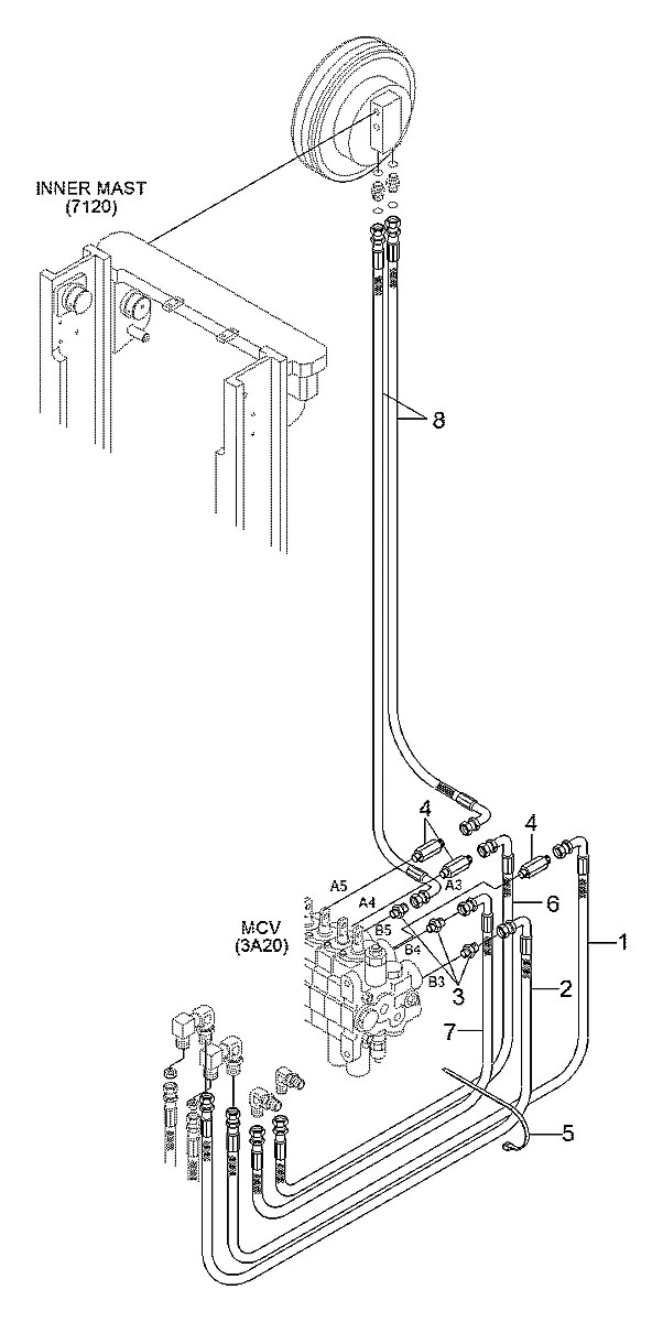 P933-064061 Empilhadeira Hyundai 60-70L-7A