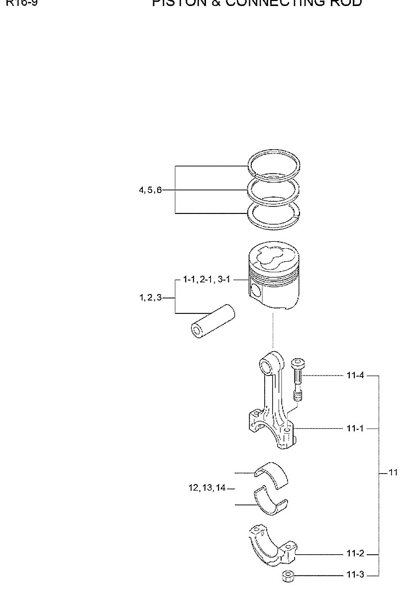 XJAF-02733 Escavadeira de esteiras Hyundai R16-9