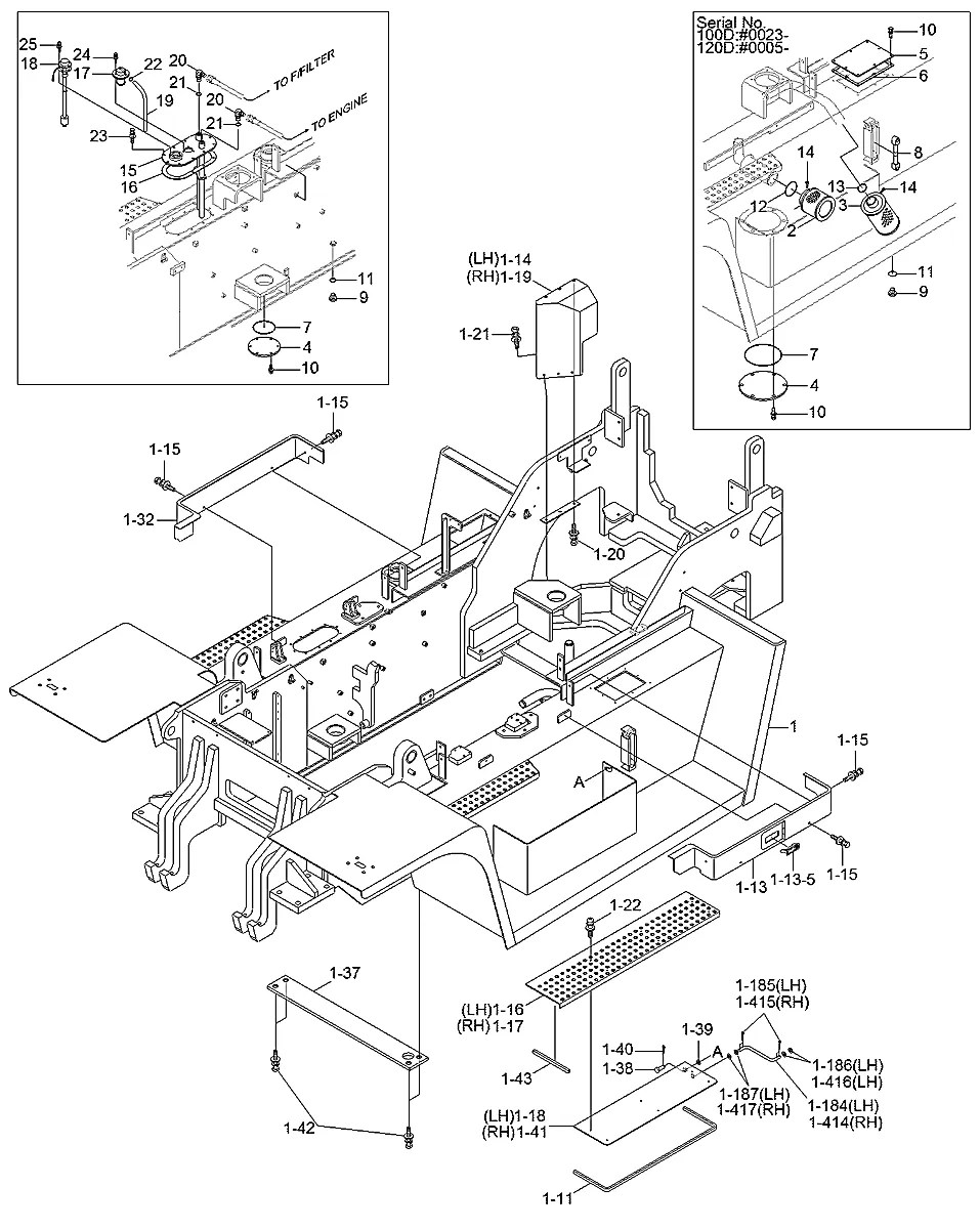 S035-101526 Empilhadeira Hyundai 100-120-135-160D-7