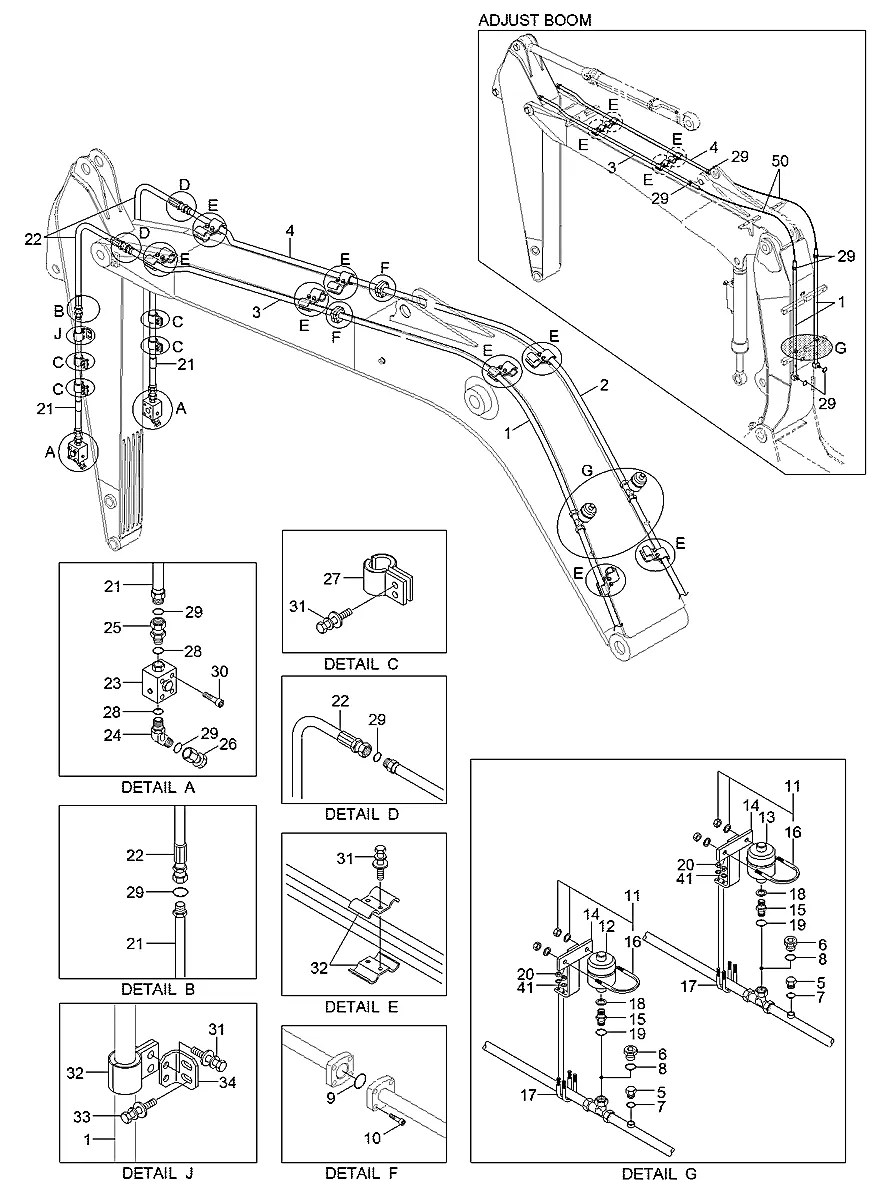 31Q4-92550 Escavadeira de esteiras Hyundai RB140LC-9S