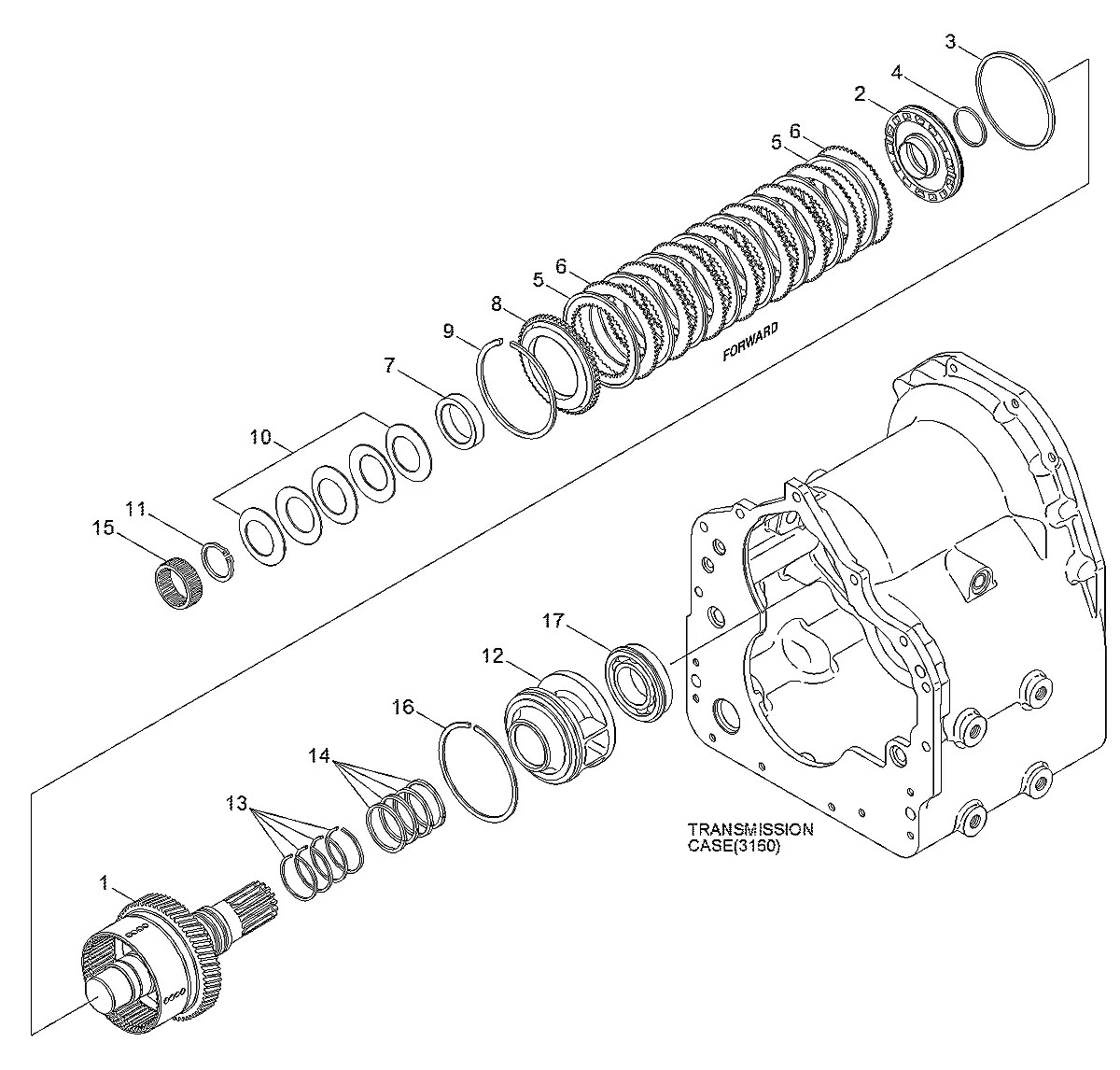 4206311 Trator de esteira Hyundai H80-LGP