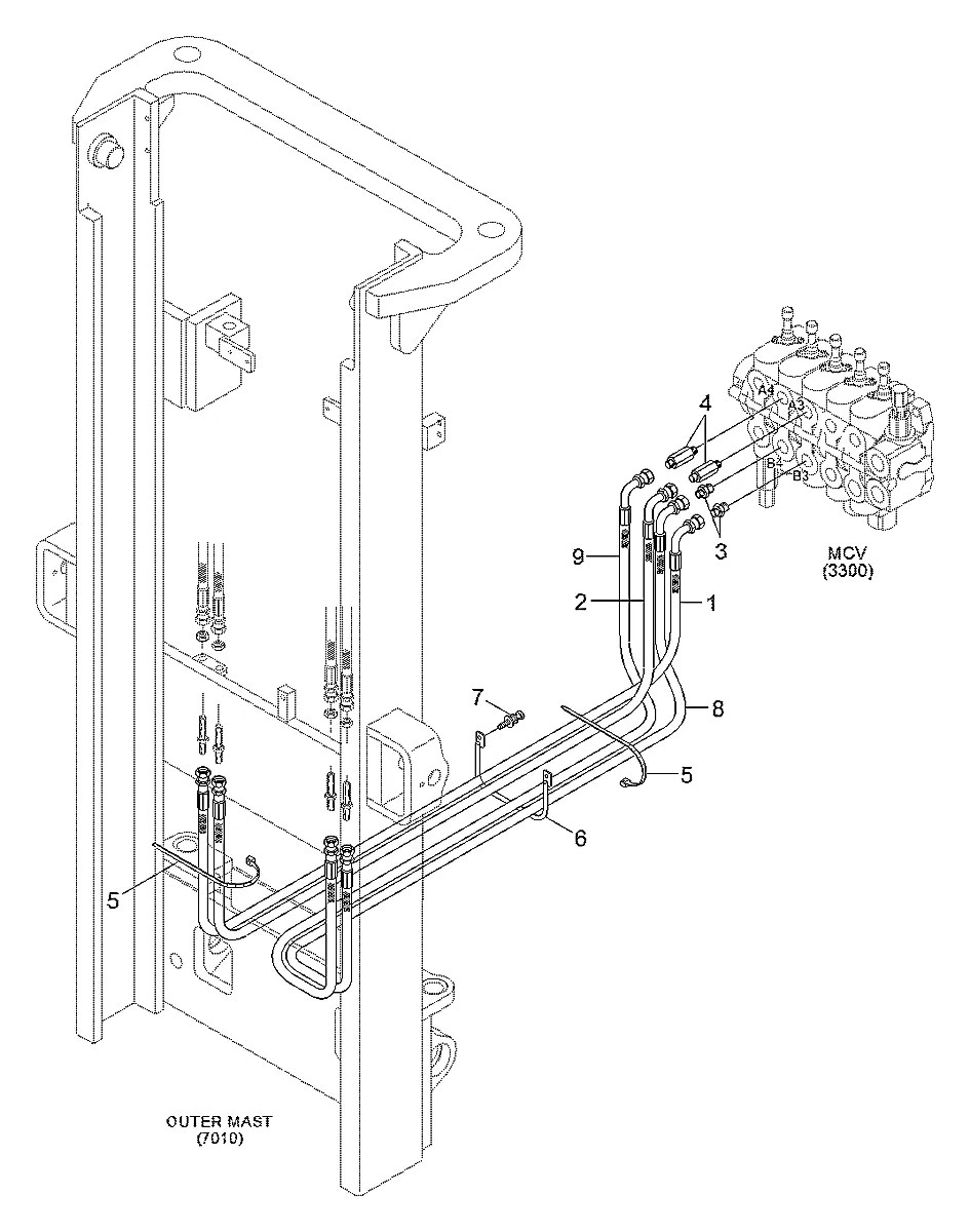 P933-064035 Empilhadeira Hyundai 45L-7A