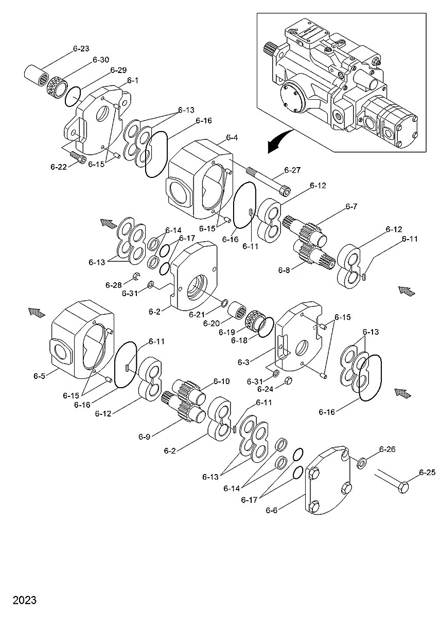 1100022804 Escavadeira de rodas Hyundai R95W-3
