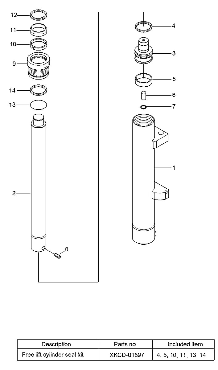 XKCD-01658 Empilhadeira Hyundai 25-30-33LF-7