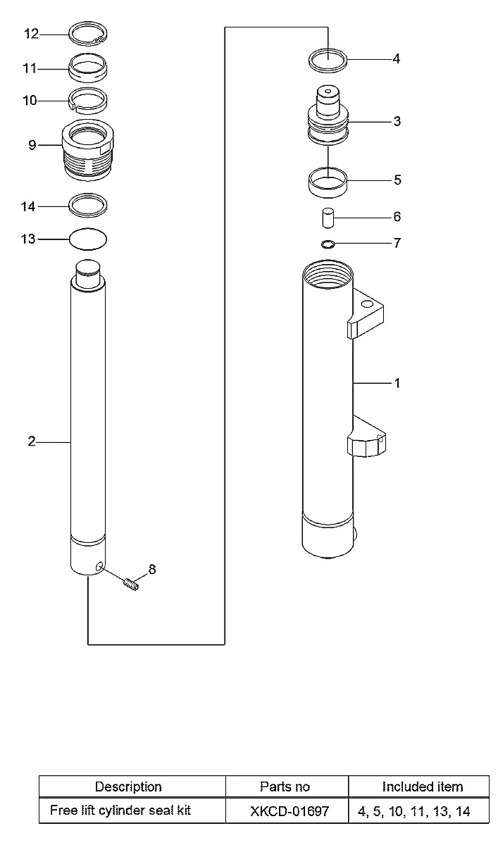 3CHN-07522 Empilhadeira Hyundai 20-25-30-32BC-9