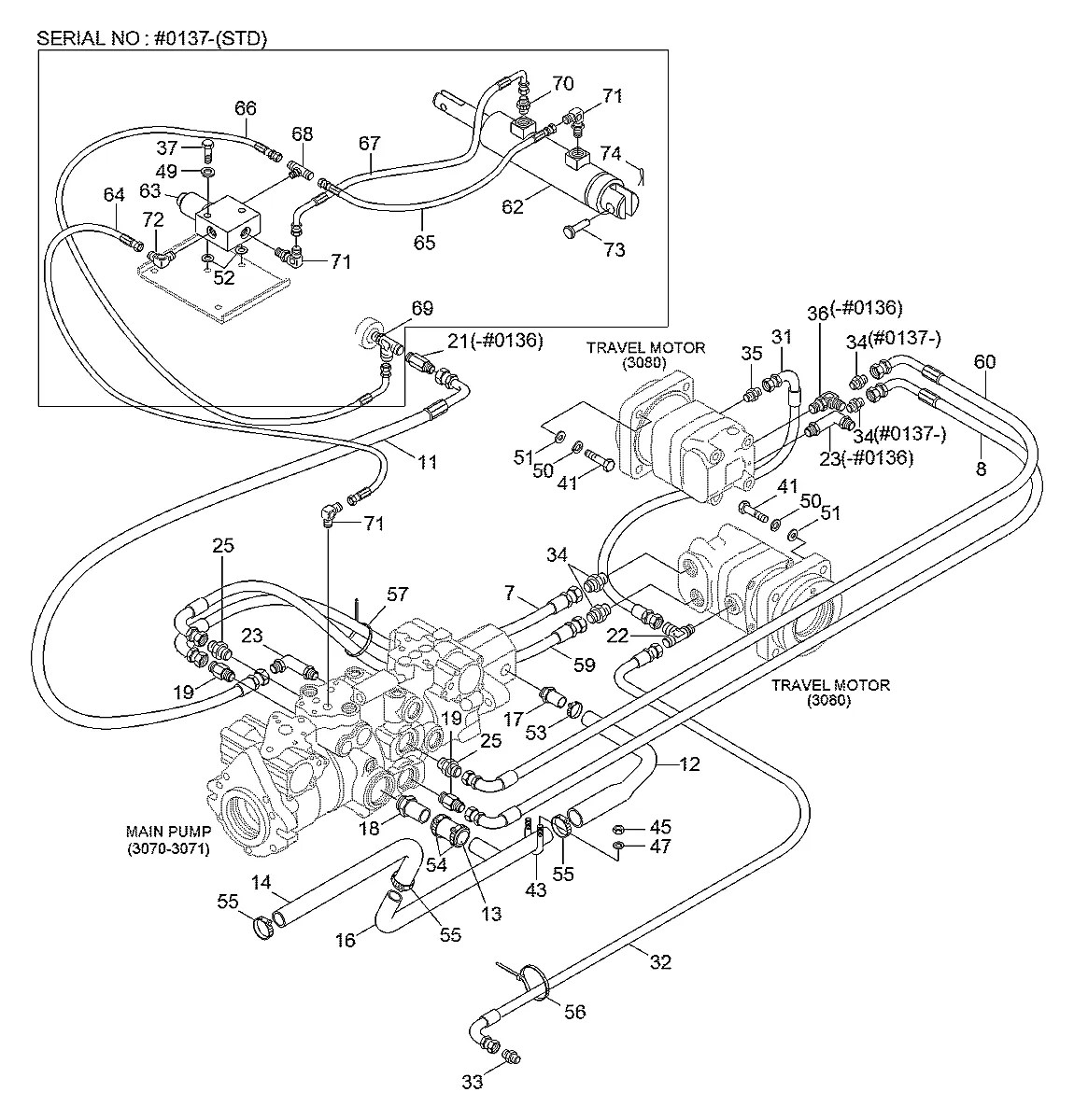 31S5-30011 Mini carregadeira Hyundai HSL810