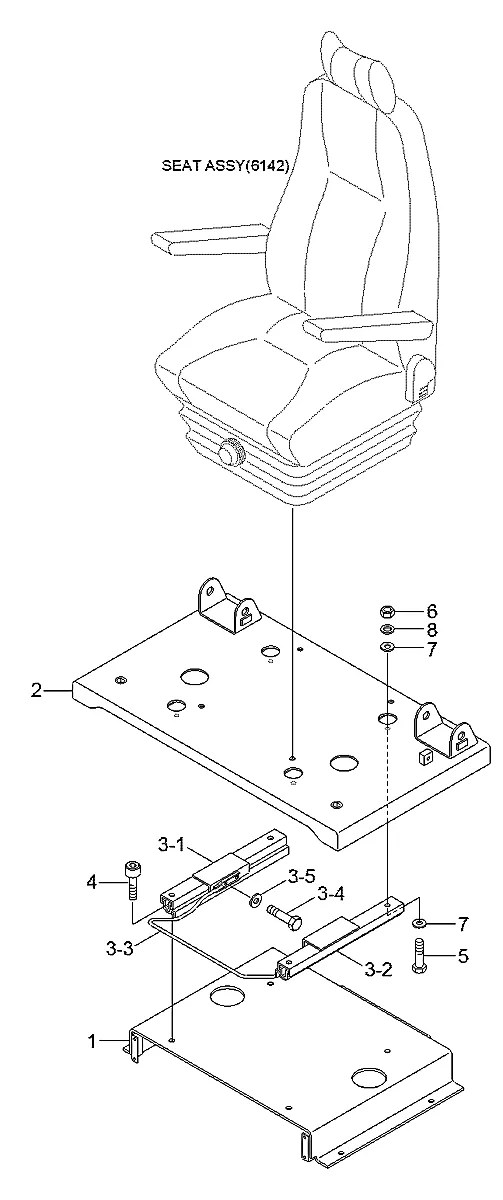 71N6-21011 Escavadeira de esteiras Hyundai RC215C-7