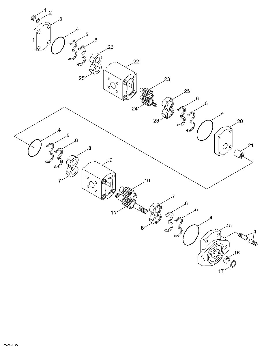 1PXS02C Trator de esteira Hyundai H70-LGP