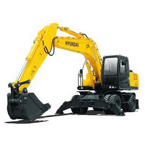 006.01.1556 Escavadeira de rodas Hyundai R500W