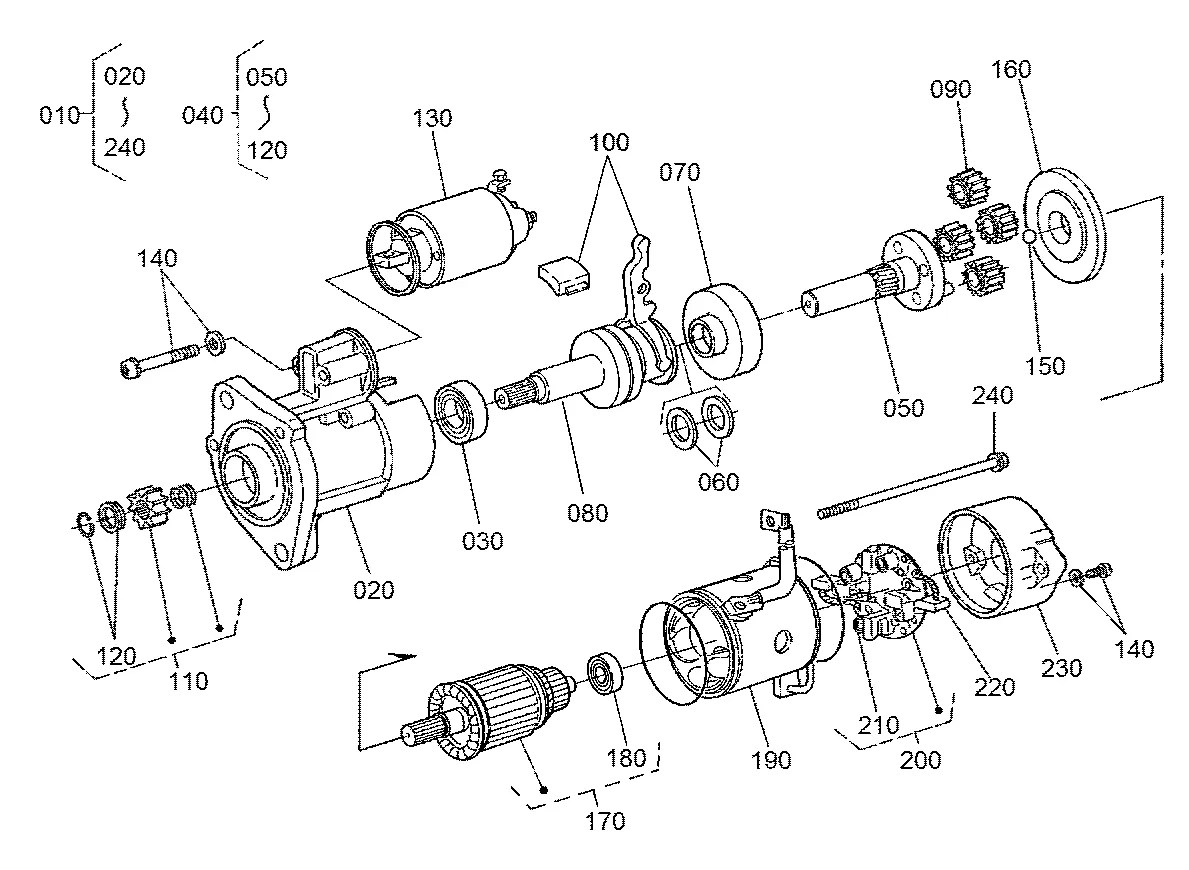 1C010-63520 Mini carregadeira Hyundai HSL850-7