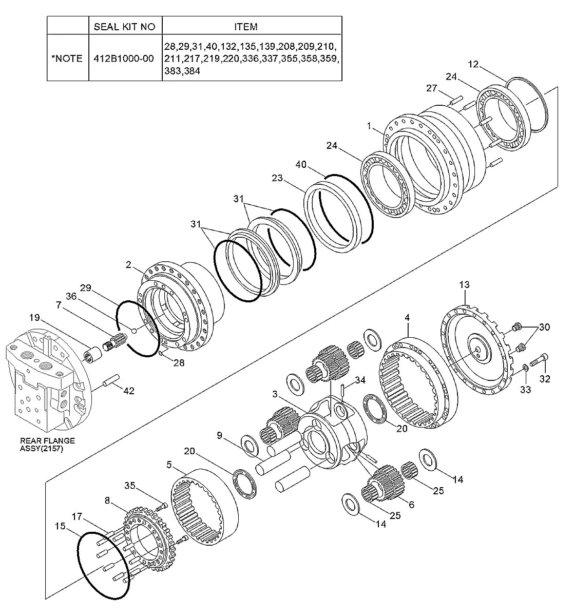 10F1031-0001 Escavadeira de esteiras Hyundai R130LC-3