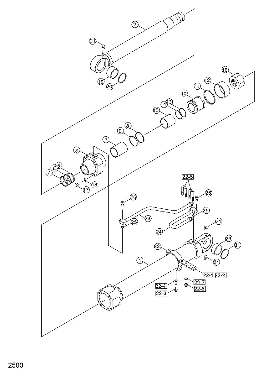 P19-0096 Equipamento florestal Hyundai R290RB-3
