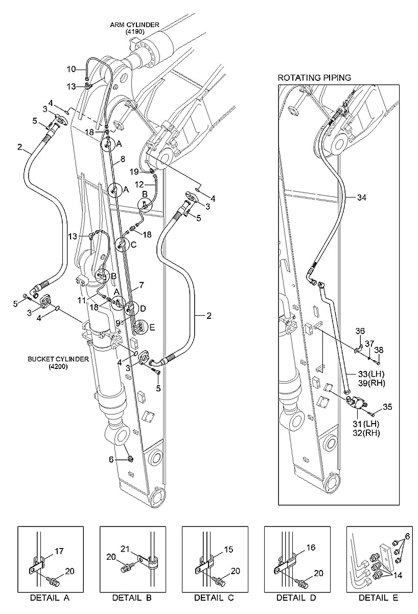 P935-086055 Escavadeira de esteiras Hyundai HX300 L