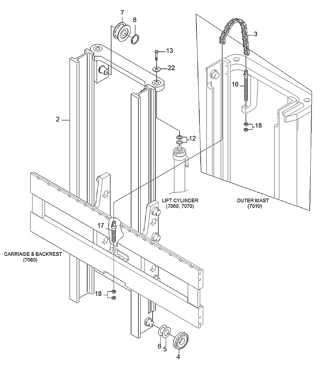 5243039600-01 Empilhadeira Hyundai HDF45-III