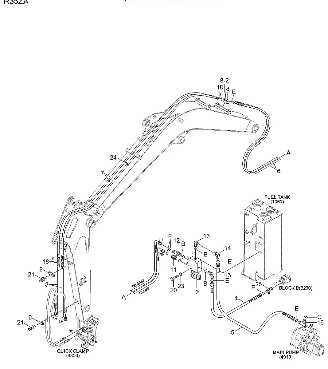 P913-045068 Escavadeira de esteiras Hyundai R35Z-9A