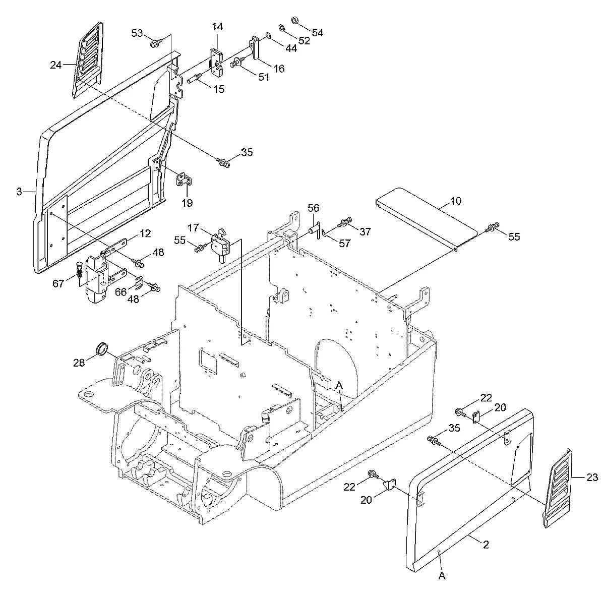 71FY-13035 Empilhadeira Hyundai 15-18-20BT-9