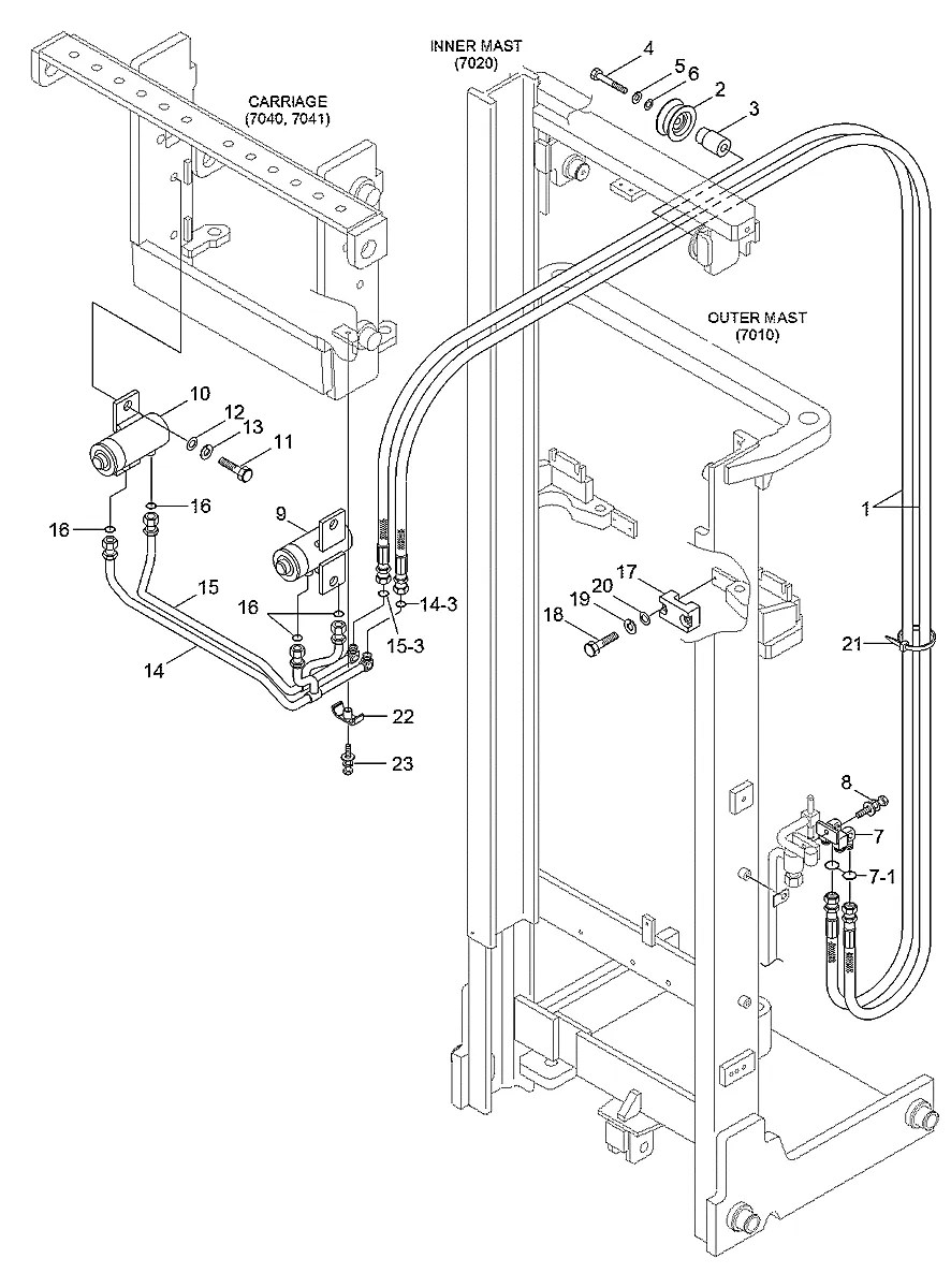31FP-90200 Empilhadeira Hyundai HBR14-7