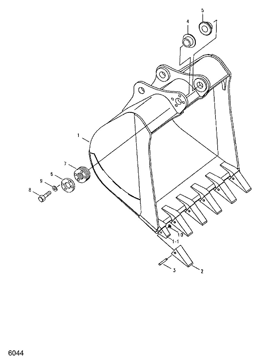 61E5-3015 Escavadeira de esteiras Hyundai R320LC