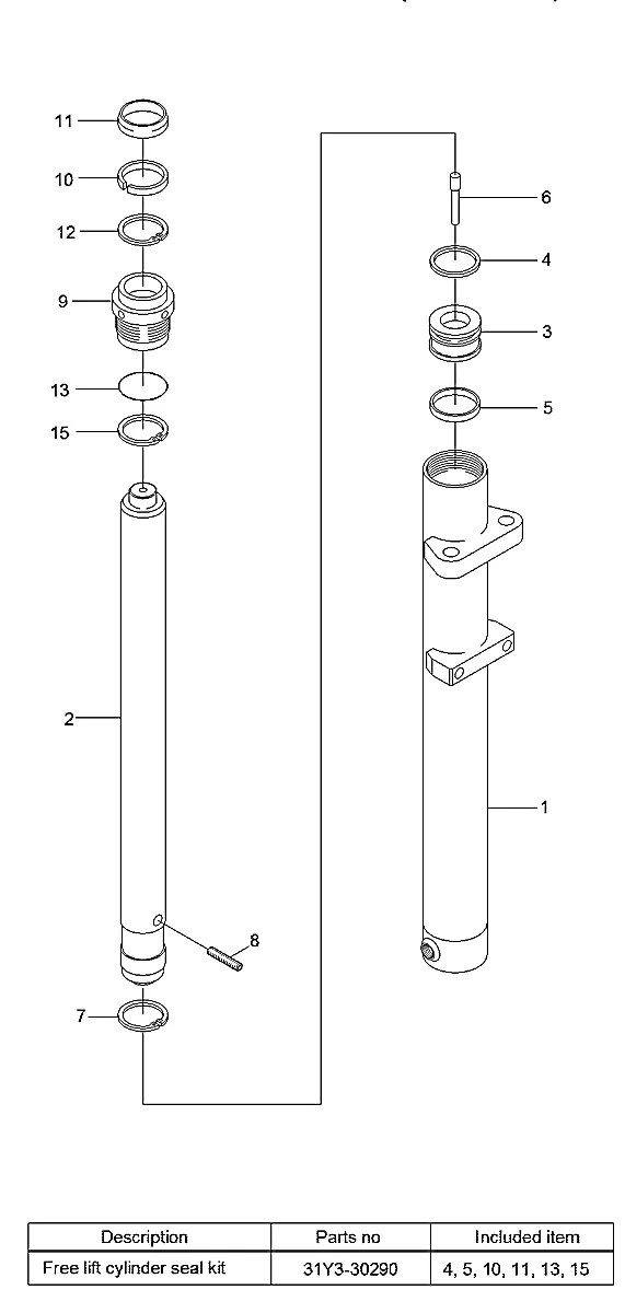 XKCD-00170 Empilhadeira Hyundai 25-30-33LF-7
