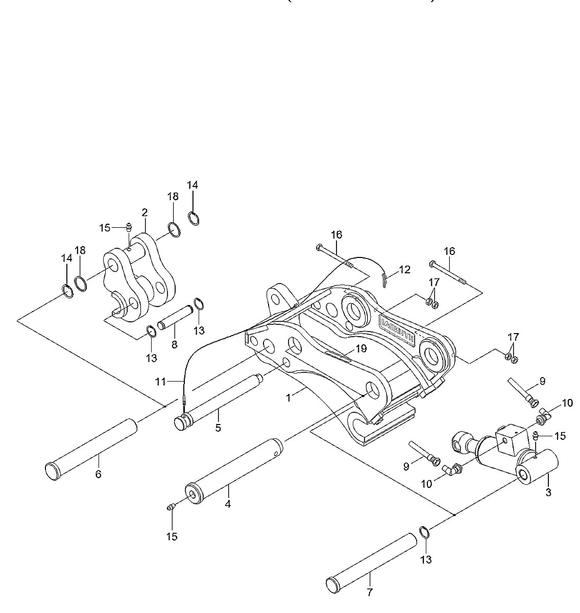 32Q4-95120 Escavadeira de esteiras Hyundai RB140LC-9S