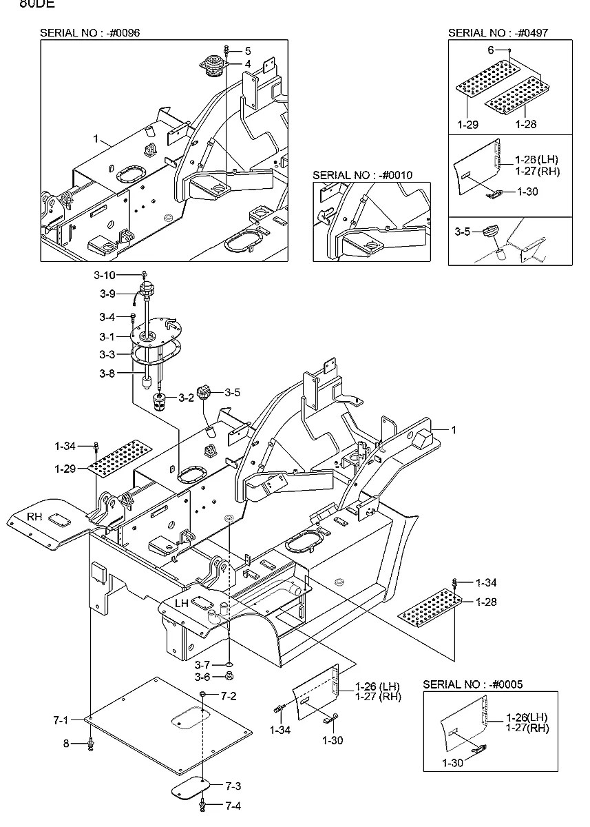 48FQ-00541 Empilhadeira Hyundai 80D-7E