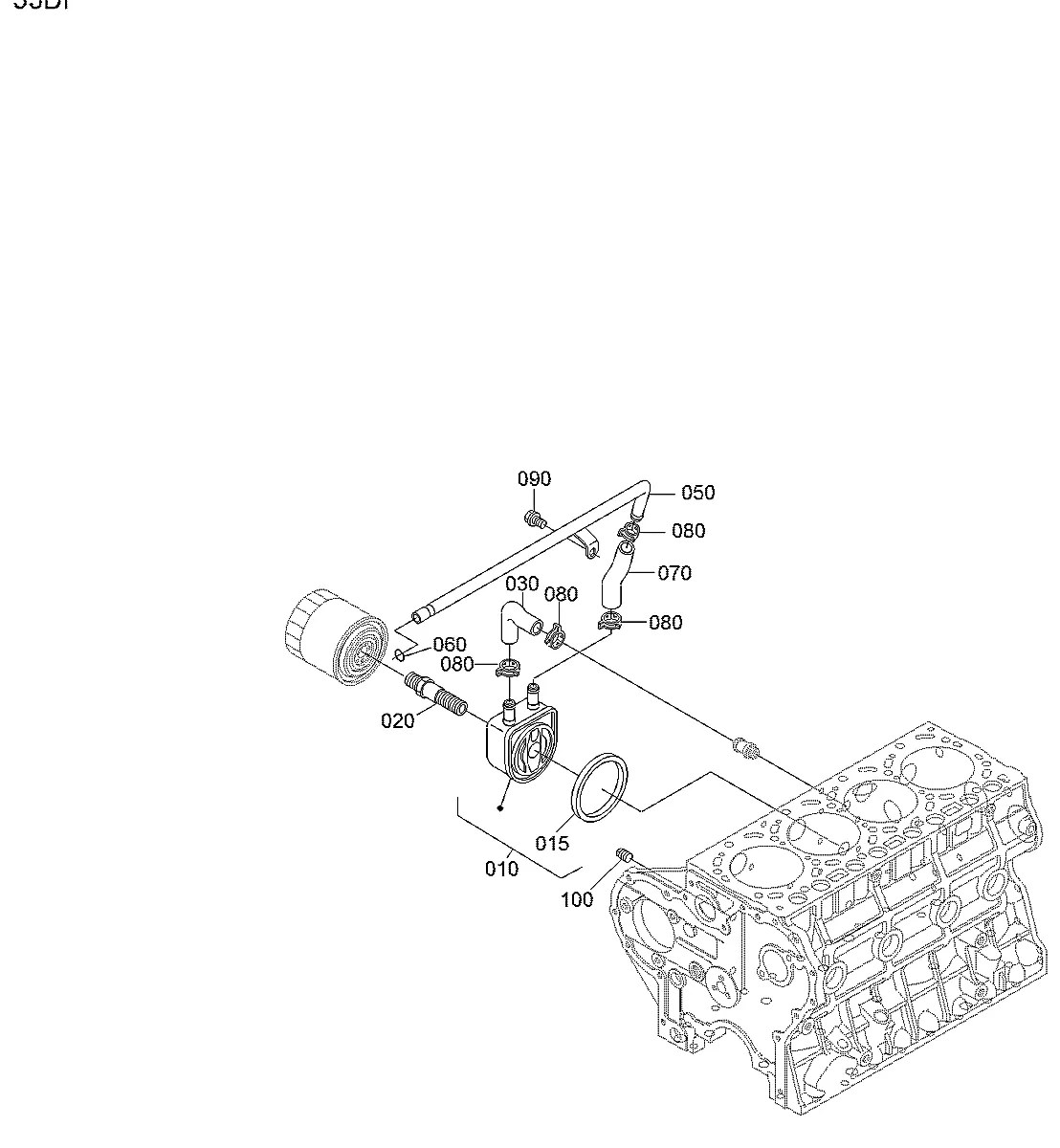 XJBR-00596 Empilhadeira Hyundai 35DF-7