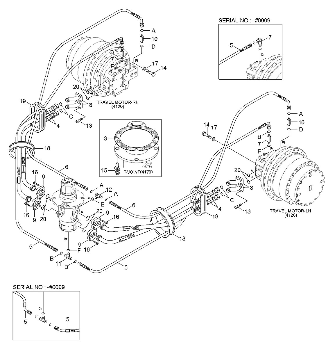 P920-082052 Escavadeira de esteiras Hyundai R320LC-9