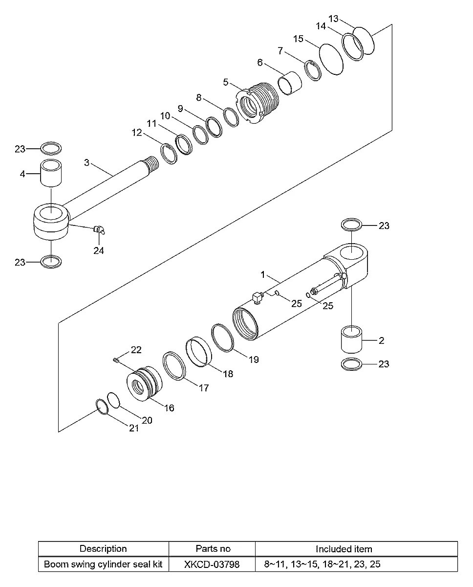 XKCD-01101 Escavadeira de esteiras Hyundai R80CR-9