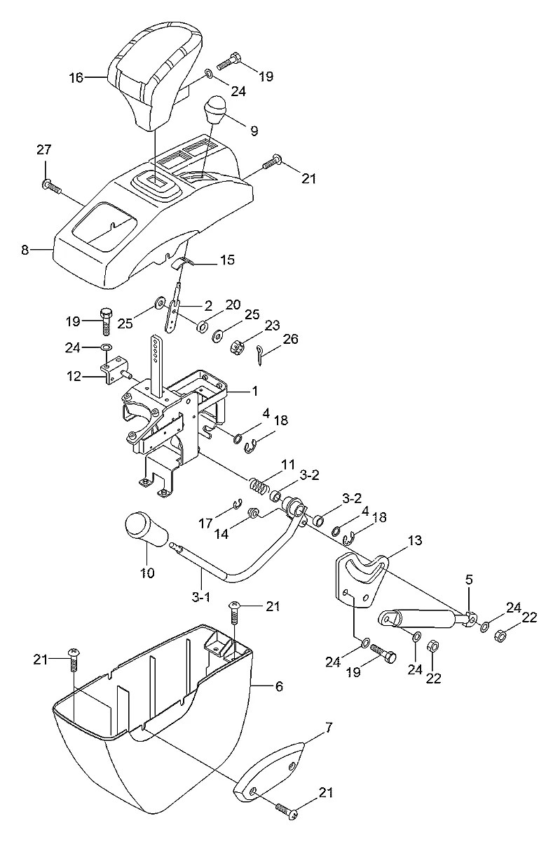 71MH-21220 Escavadeira de esteiras Hyundai R35Z-7