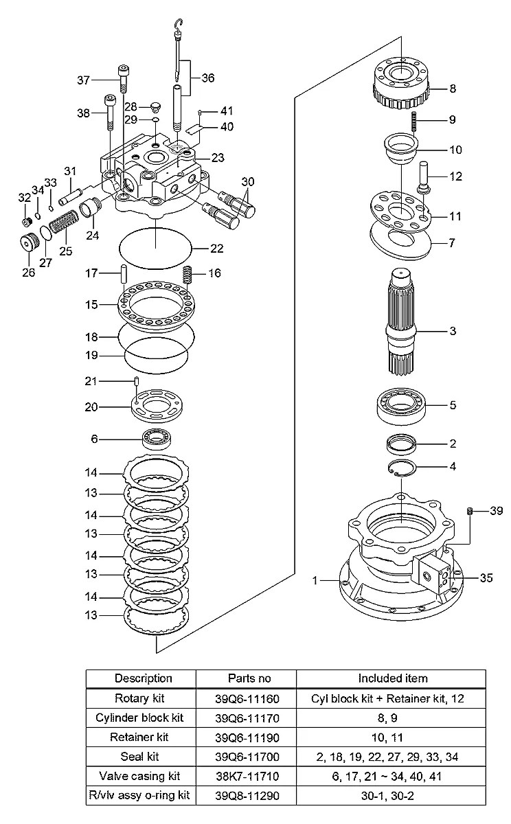 38K7-11650 Escavadeira de esteiras Hyundai HX260 L