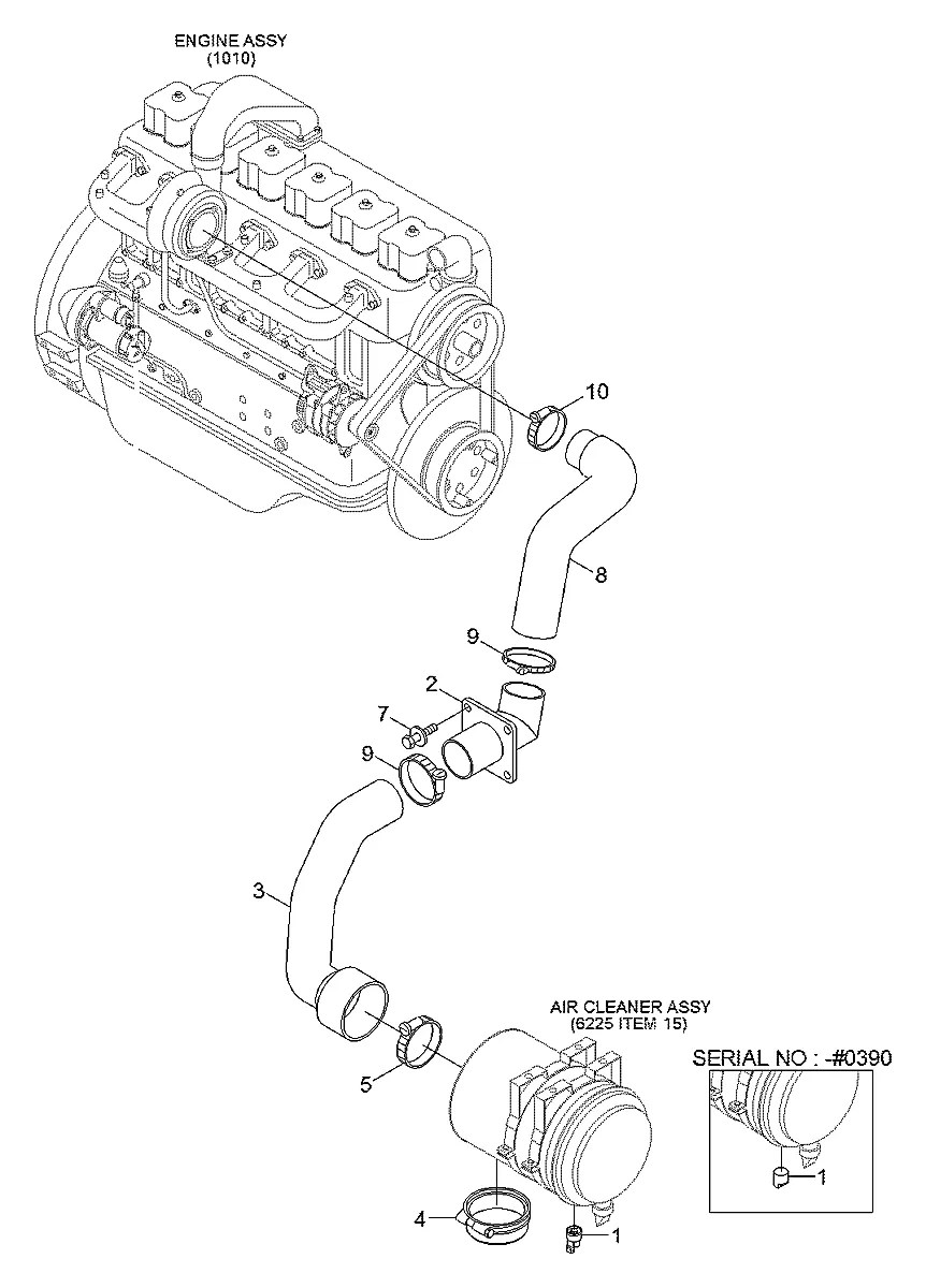 11QA-24040 Escavadeira de esteiras Hyundai R380LC-9SH