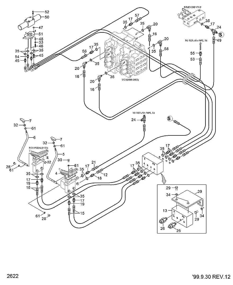 P600-042084 Equipamento florestal Hyundai R290RB-3