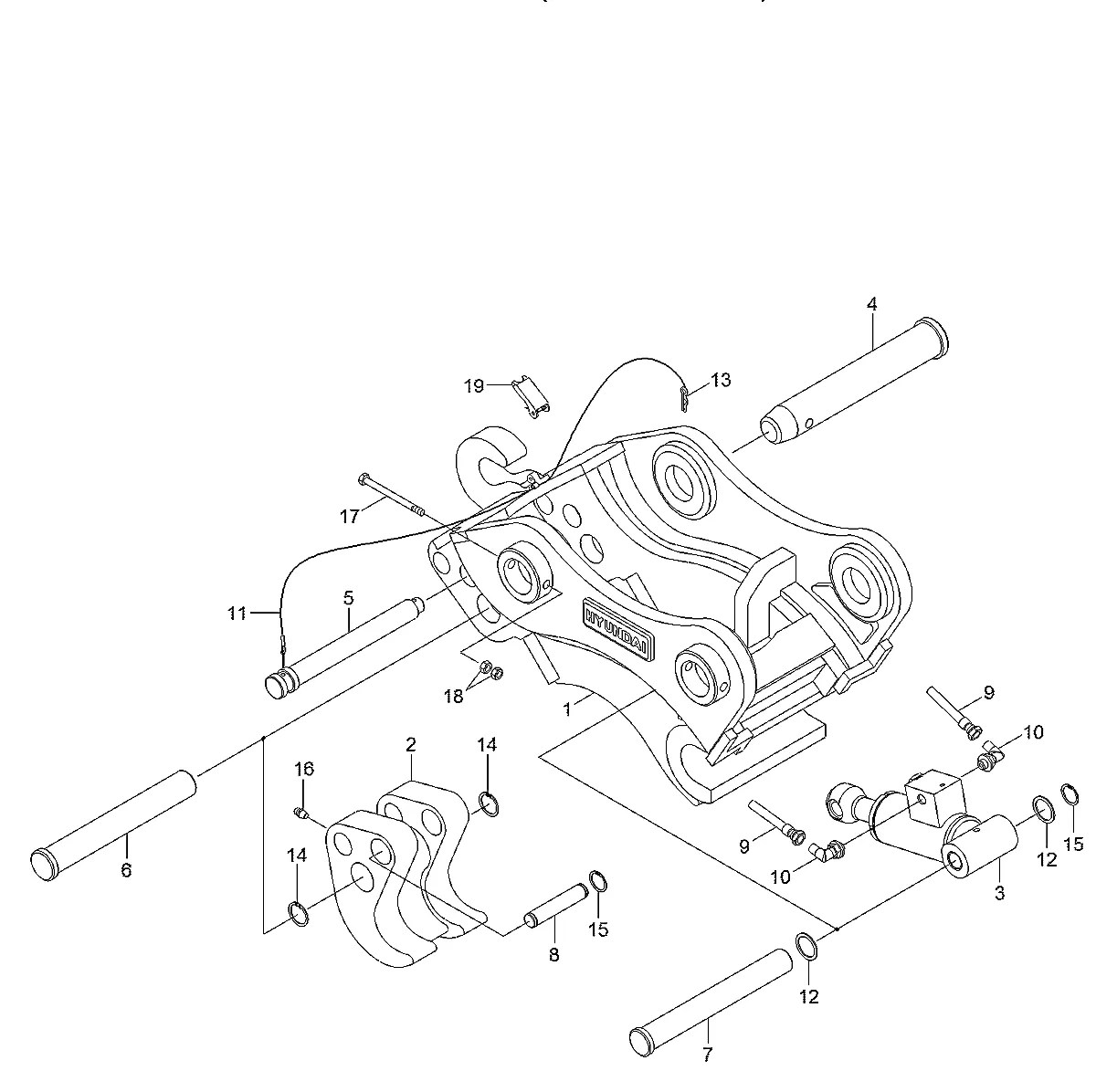 32Q6-95130 Escavadeira de esteiras Hyundai RB220LC-9S