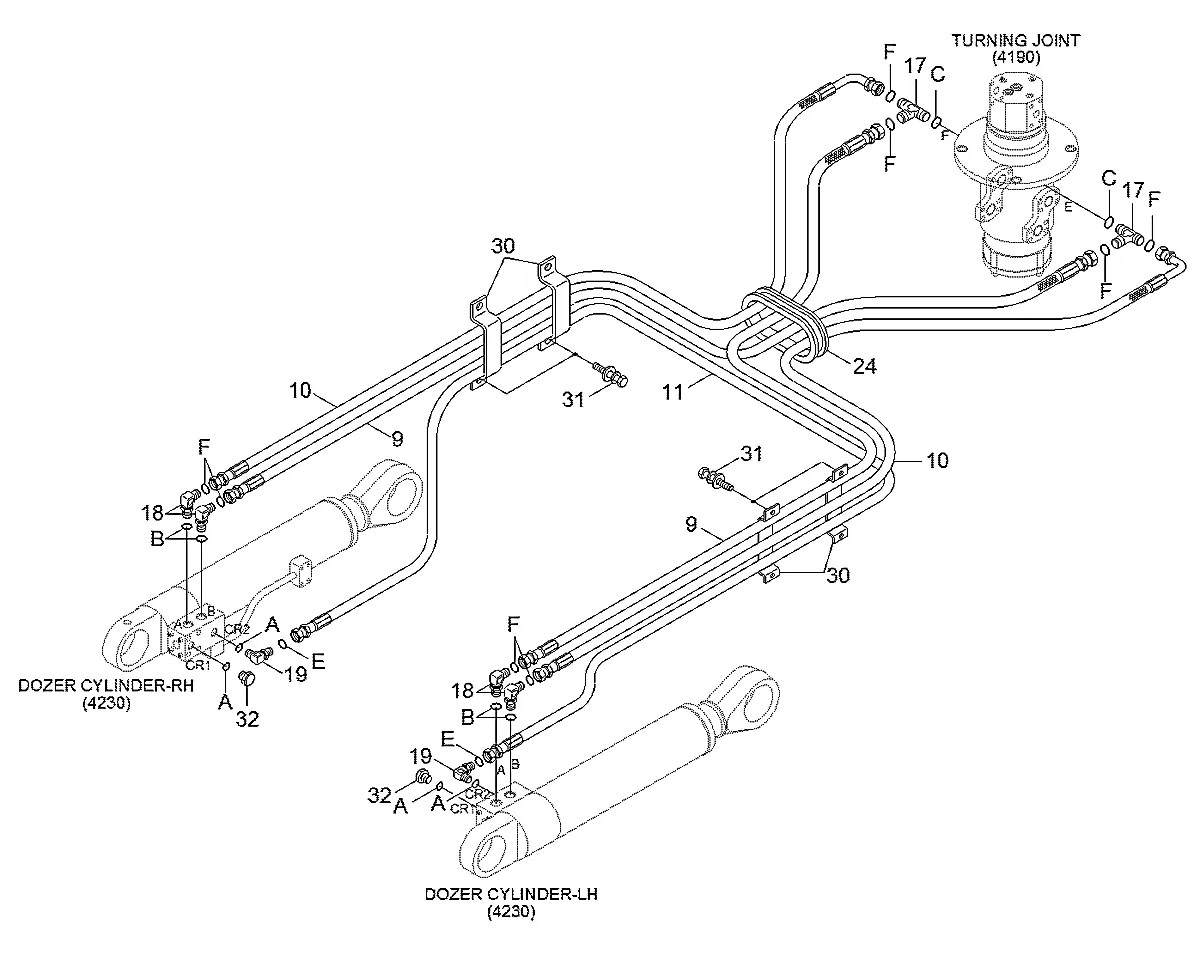 P913-067037 Escavadeira de esteiras Hyundai R125LCR-9A