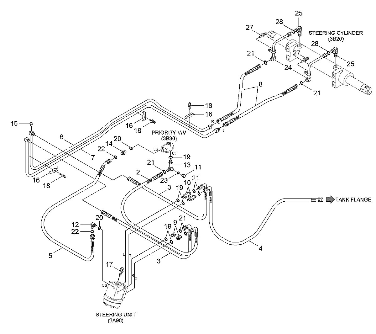 F14640100 Empilhadeira Hyundai HDF70-7S
