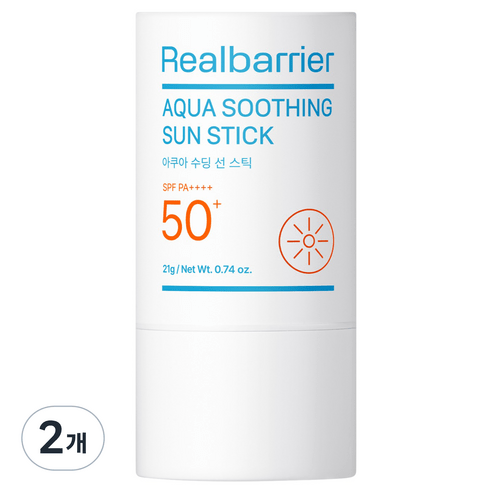리얼베리어 아쿠아 수딩 선스틱 SPF50+ PA++++, 21g, 1개