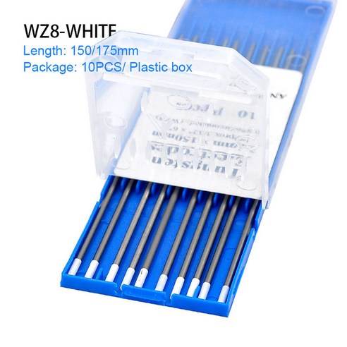 용접 소모품 TIG 막대 텅스텐 전극 1.6 WT20 WC20 WL15 2.4 3.2mm WL20 WP WZ8 150mm 175mm, [01] WL15, [02] 1.6 미리메터, [02] 175mm, 1개