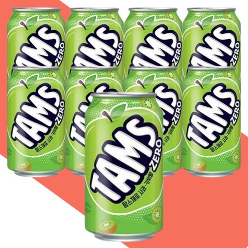 탐스제로 사과키위 355ml, 16개