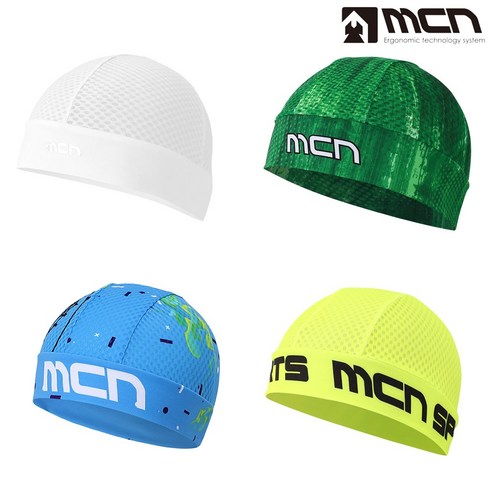 MCN 스컬캡 자전거 모자 두건, 13 카모 레드