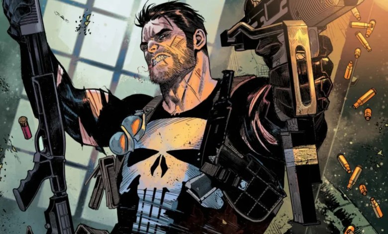 Frank Castle's back, ready to kill again as a punishment Frank Castle's back, ready to kill again as a punishment