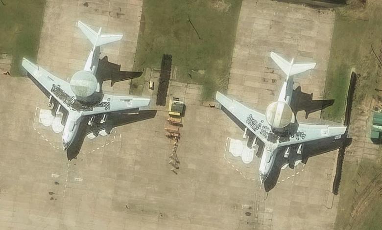 Satellite image shows unusual tire tactics and fake bait aircraft that fail to save Russian bombers from Ukrainian drones Satellite image shows unusual tire tactics and fake bait aircraft that fail to save Russian bombers from Ukrainian drones