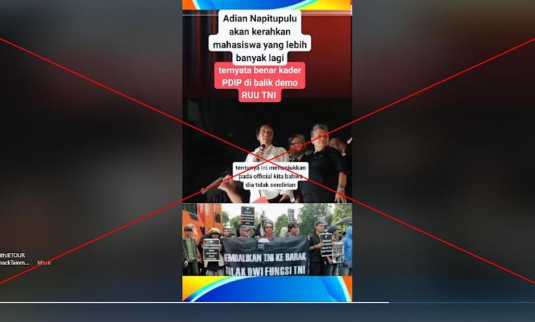 Ancient speech by politicians relate to Indonesian military law protests Ancient speech by politicians relate to Indonesian military law protests