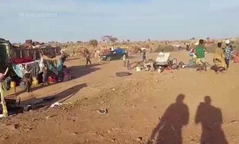 Sudan's displaced people arrived in North Darfur in fierce battle Sudan's displaced people arrived in North Darfur in fierce battle