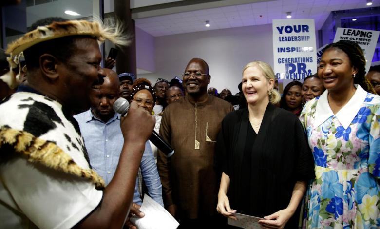Zimbabwean military general replaces Kirsty Coventry as Sports Minister Zimbabwean military general replaces Kirsty Coventry as Sports Minister