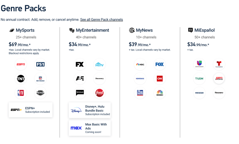 DirecTV Launching Genre Pack, a more affordable way to get the channel you really want DirecTV Launching Genre Pack, a more affordable way to get the channel you really want